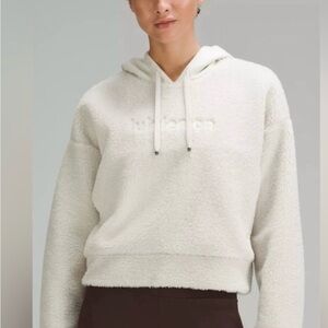 Lululemon cropped Sherpa hoodie